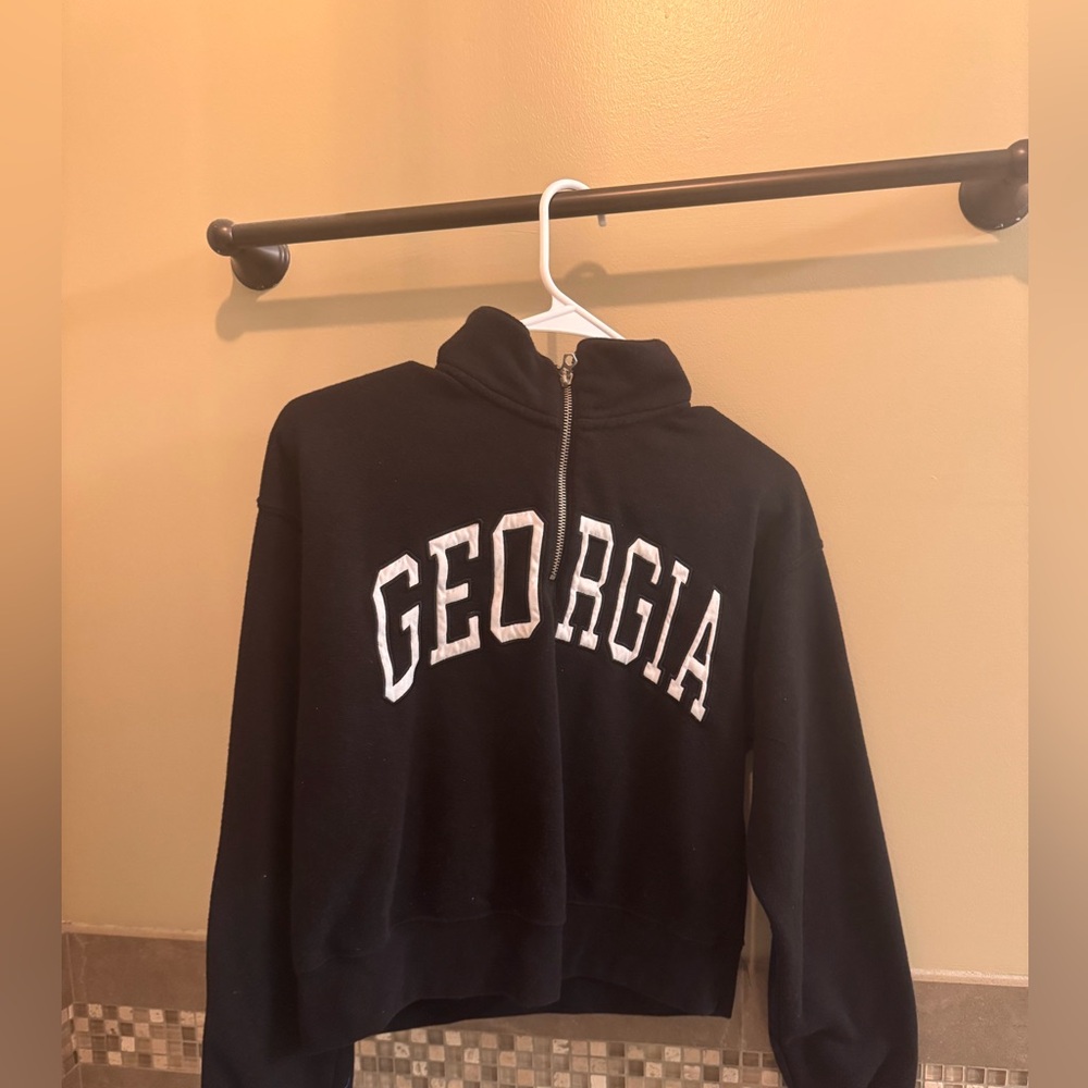 Cropped hoodie